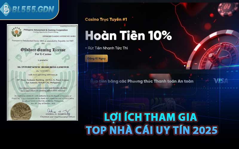 Lợi Ích Tham Gia Top Nhà Cái Uy Tín 2025